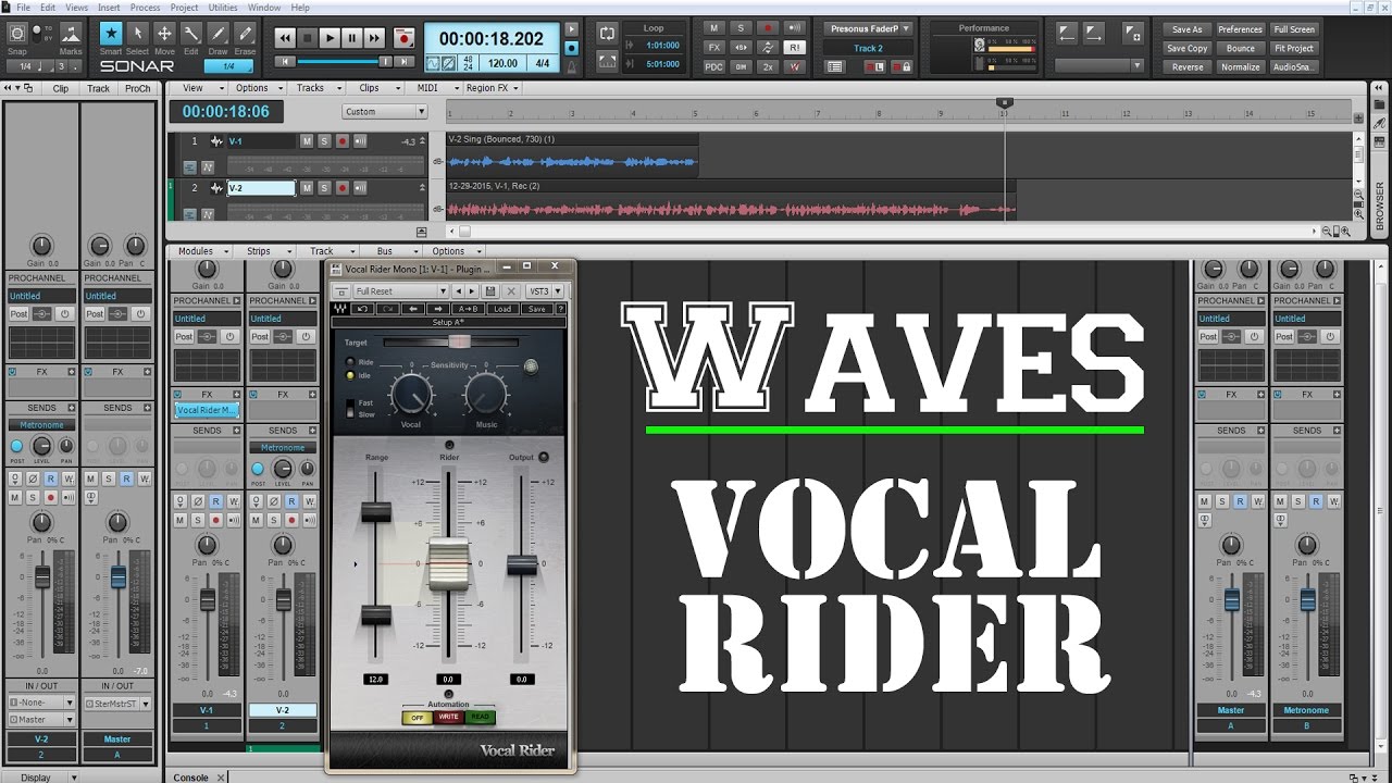waves vocal rider plugin download